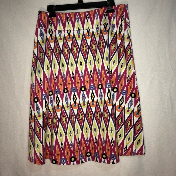 IKAT Print Skirt - Picture 2 of 3